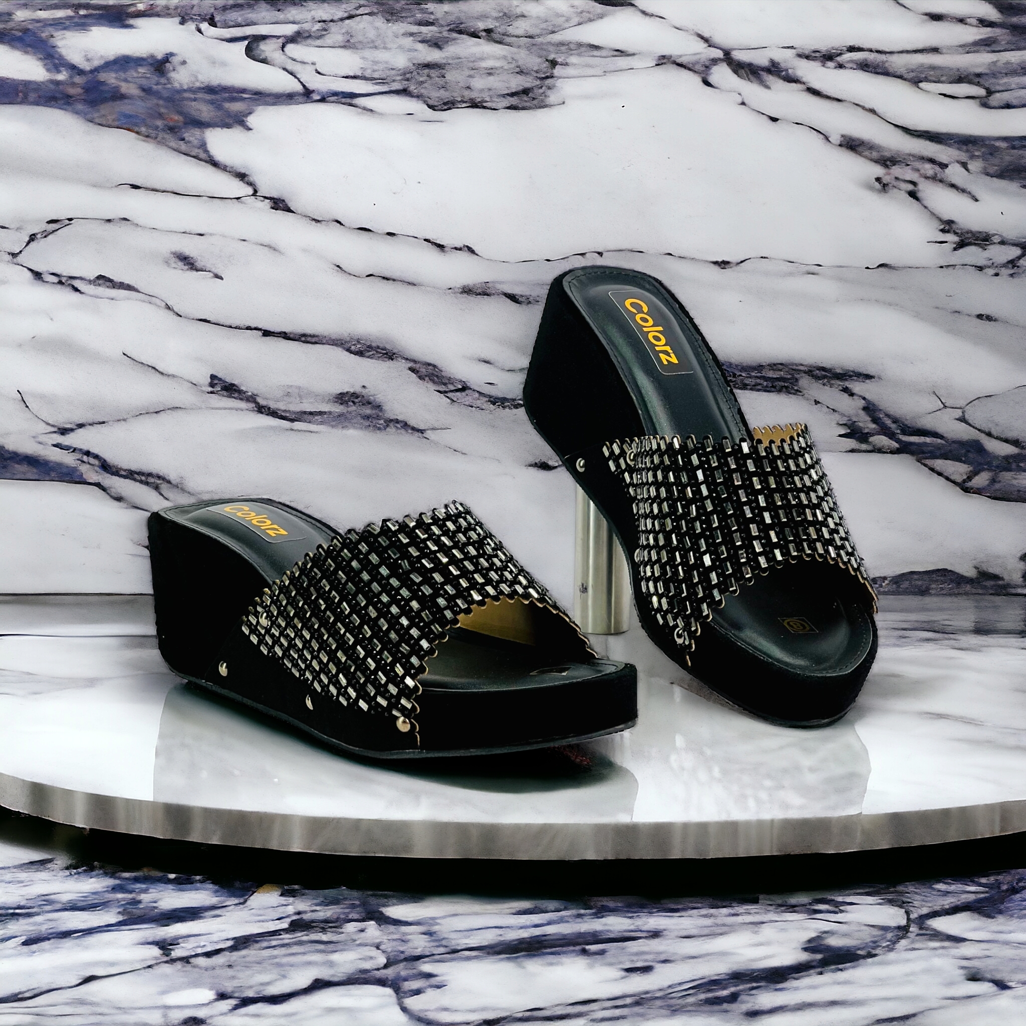 Designer Blue Wedge Sandals for Women | Neiman Marcus